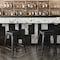 Flash Furniture 24" Black Metal Counter Stool-Black Poly Seat, 4PK 4-ET-31320-24-BK-R-PL2B-GG - alternate 2